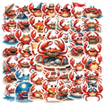 thumbnail image 2 of LUUFILx 50pcs Cartoon Crab Stickers Animal Stationery Kids Decorative Stickers Laptop Water Bottle Phone Bicycle Toy Stickers Set, 2 of 7