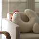 thumbnail image 5 of Almohadas de lactancia, hechas de algodón suave y relleno transpirable, almohada de apoyo para alimentación infantil de 0 a 12 meses, 5 of 5