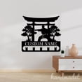 thumbnail image 2 of Handmadetneonsign Torii Gate Medal Hanger Metal Wall Art Light, Martial Arts Metal Sign Wall Decor, Martial Arts Metal Decor, 2 of 5