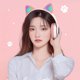 thumbnail image 2 of Flashing LED Cute Cat Ears Headphones Bluetooth Wireless Headset with Mic TF FM Kid Girl Stereo Music Earbud Kitten Earphon Gift, 2 of 5