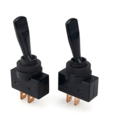 3Pcs Waterproof Toggle Switch 12V 20A Marine Heavy Duty 2 Pin ON Off Spade Terminals For Automotive Car Boat