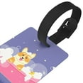 thumbnail image 3 of Kdxio Dog Washes in a Pink Bath Luggage Tags Privacy Cover ID Label Suitcase Tags Identifiers For School Bags,Suitcases, 3 of 7