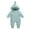 Light Blue1, variant on Baby Boy Girl Winter Snowsuit Coat Romper Toddler Hooded Zipper Quilted Jumpsuit Kids Warm Outfit