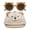 Tan, variant on Infant Bear Hat & Sunglasses Set for Boys & Girls (Infants) in Tan