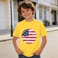 thumbnail image 2 of Tisuna USA Anniversary T Shirts For Boys Kids Short Sleeve Crew Neck American Flag Tops Soft 4Th Of July T Shirts For Toddler And Tweens 1-13 Years, 2 of 4