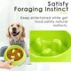 thumbnail image 2 of Comedero verde de alimentación lenta para perros y gatos, cuenco antideslizante que fomenta una alimentación más pausada, cuenco interactivo de melamina para reducir la hinchazón., 2 of 5