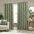 thumbnail image 5 of Wylder Bali Jacquard Botanical Eyelet Curtains, 5 of 5