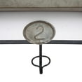 thumbnail image 5 of Kate and Laurel Arnica Antique White Wood and Metal Wall Storage Pockets with Hooks, 5 of 6