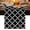 Black, variant on Quatrefoil Moroccan Pattern Table Runner 72 Inches Long, Geometric Blue Morocco Kitchen Coffee Dining Table Decoration for Home Party Birthday Wedding Home Decor 13x72 Inches