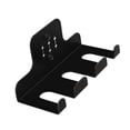 thumbnail image 1 of Soporte de pared para barra de pesas, accesorio para gimnasio en casa, soporte vertical para barra de pesas de alta resistencia para montaje en pared 3 ranuras, 1 of 5