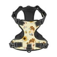 thumbnail image 4 of Picia Watercolor Bee Honey Honeycomb Bee No-Pull Dog Harness Reflective Front Clip Vest with Handle,Step-in Air Dog Harness,Adjustable 2 Metal Rings 4 Buckles,Easy to Put on & Take Off, 4 of 9