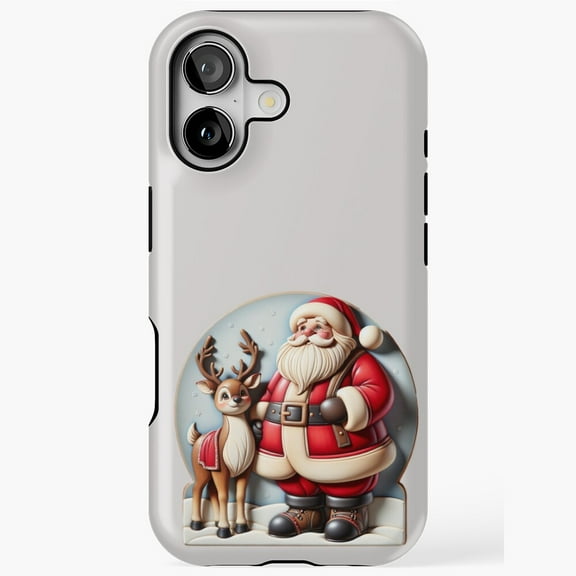SantaClaus Festive Illustration for iPhone 17 16 15 14 13 12 11 Pro Max