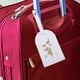 thumbnail image 5 of Etiqueta de equipaje, identificador de etiqueta de cuero, cubierta de privacidad, bolsa de viaje, para hombres, Oro blanco, 5 of 9
