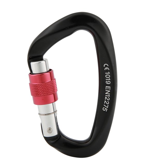 Serrure D'Escalade, Serrure en Forme de D à Haute Résistance Stable, Portable, Facile à Connecter pour Appareil Extérieur