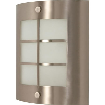 Nuvo Lighting 60946 - 1 Light (Twist and Lock Base) 10" Brushed Nickel Finish Vanity Light Fixture (60-946)