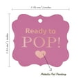 thumbnail image 7 of Inkdotpot Hang Tags Ready To Pop Baby Shower Favor Bracket Shape Gift Tags Real Rose Gold Foil Bonbonniere Tag Pack Of 50, 7 of 7