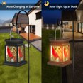thumbnail image 4 of Hanging Solar Lanterns Outdoor, Decorative LED Solar Cardinal Lights, Waterproof Landscape Lights Tabletop Lamp for Pathway Garden Patio Yard, 2 Pack, 4 of 8