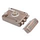 thumbnail image 1 of Matsuzay Cerradura de puerta de bronce rojo de acero inoxidable con acero de alta resistencia para seguridad en exteriores Cerraduras de hardware Izquierda, 1 of 6