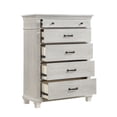 thumbnail image 5 of New Classic Furniture Silver Sands 4Pc Wood Queen Bedroom Set w Chest in Gray, 5 of 20