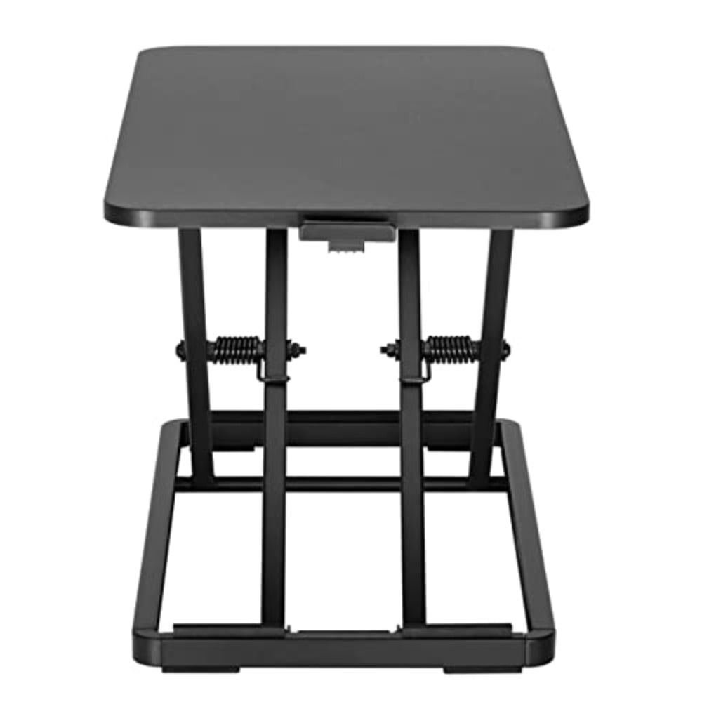 KBT10 Ultra Slim 24" Laptop, Keyboard and Mouse Stand Sit Stand Adjustable Riser for Standing Desks Lifts Up to 15.6 inches in Height 5 Height Levels Riser