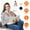 Grey, variant on Moclever Wearable Heating Blanket for Women Men, 59x31in Electric Heated Throw Double-Sided Flannel Machine Washable 3 Heating Levels Battery Operated, Blue