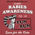 thumbnail image 2 of Rabies Awareness Fun Run - Funny TV Comedy Running T Shirt - Small - Heather Red, 2 of 7