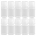 thumbnail image 1 of 10pcs 30 ml botellas de reactivo de sellado de laboratorio botellas de muestreo con tapas (blanco), 1 of 6