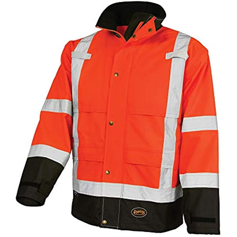 Pioneer Ripstop High Visibility Rain Gear Safety Jacket – Hi Vis ...