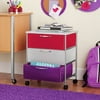 Your Zone Rolling Storage Table, Teen, Fuschia