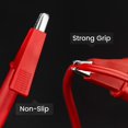 thumbnail image 3 of 2Pack Alligator Clips Electrical Test Leads Set, 15a Jumper Wires Heavy Duty With Protective Copper Clips, Premium Cables For Electrical Testing, Experiment, Red/Black 39.6 Inches, 3 of 9