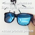 thumbnail image 2 of Men's Stylish smart Fashion Glasses with Built-in Voice Assistant, HD Audio & Dual Speakers - Wireless, Anti-Blue Light Lenses, 2 of 11