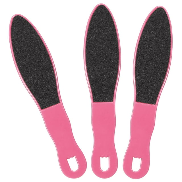 PPhtony 3 limas para pies removedor de callos con papel de lija de doble cara, raspador de pies reutilizable, herramienta de pedicura, escofina para pies, kit multiusos para el cuidado de los pies par