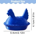 thumbnail image 3 of Clear Hen on Nest Glass Dish with Lid, Vintage Crystal Chicken Candy Bowl 4.92x3.54x3.35in, Decorative Glass Candy Jar Cookie Container for Kitchen Tabletop Home Decor, 3 of 6