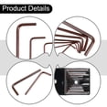 thumbnail image 2 of Lefu High Hardness Eight-piece Set Hex Key Wrench Hand Tool Parts Precision Components 33-73mm 8pcs/set Alloy Steel, 2 of 10