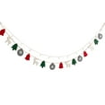 thumbnail image 4 of yuksok Merry Christmas Fabric Banner Bunting Wedding Cartoon Curtain Decoration DIY Patterns, 4 of 6