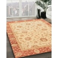 thumbnail image 2 of Ahgly Company Indoor Rectangle Abstract Indian Saffron Orange Oriental Area Rugs, 7' x 10', 2 of 6