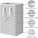 thumbnail image 4 of Cesta De Lavandería Grande De 75 L Bolsa De Almacenamiento De Juguetes Plegable Con Asa - Gris Hy, 4 of 5