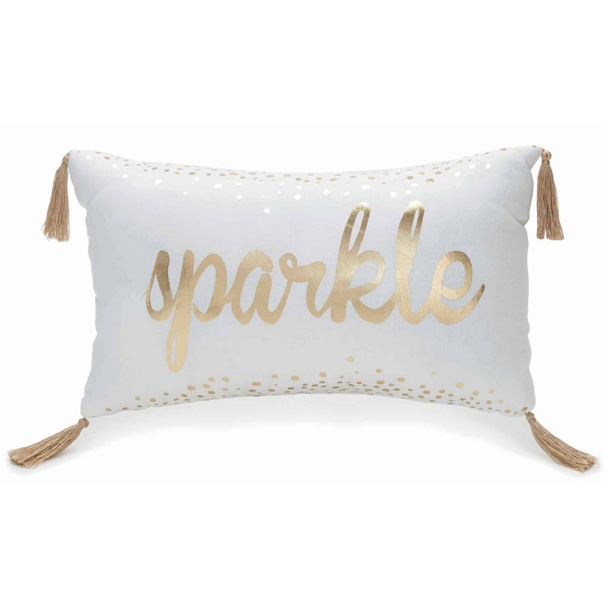 'Sparkle' Pillow with Tassels for Kids by Better Homes and Gardens
