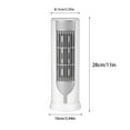 thumbnail image 3 of Vertical Space Heater with Overheat & Tip-Over Protection, Quiet Circulating Heating Fan, 2 Mode Floor Heater for Home Office, Energy Saving Portable, 3 of 6