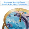 thumbnail image 2 of Dolphin Elegant Plastic Dessert Table Display Stand with Iron Pillars - 32cm Height, 21cm/24cm/27cm Plates, 2 of 6