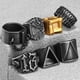 thumbnail image 2 of Retro Geometry Texture Men Rings Stainless Steel Women Jewelry Punk New In Stranger Things Fashion Accessories Gift Wholesale, 2 of 5