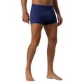 thumbnail image 5 of INSPIRE CHIC Men's Underwear Solid Color Elastic Waist Soft Everyday Boxer Briefs 30 Navy, 5 of 5