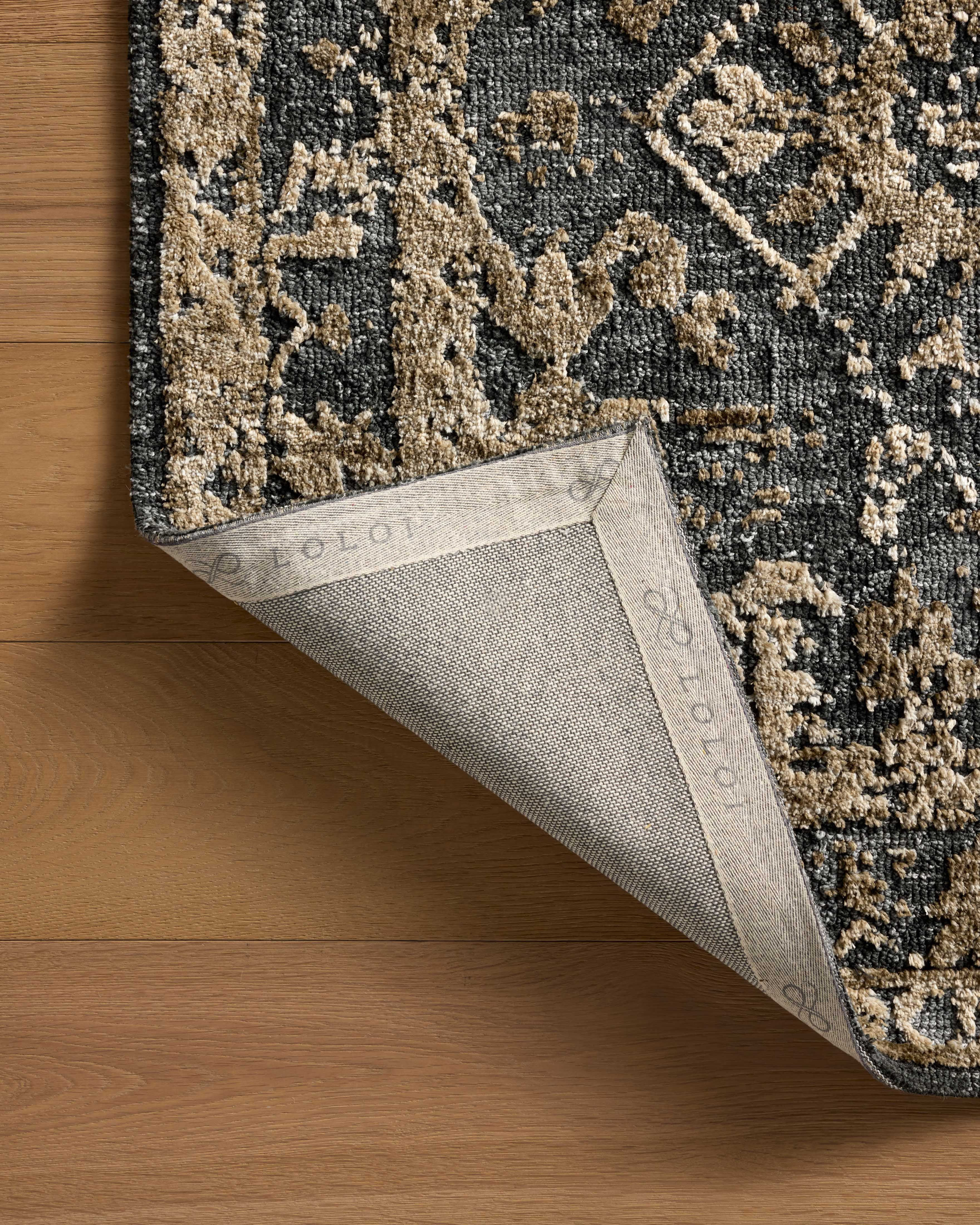 Loloi Percival Denim /Granite Area 18" x 18" Sample Area Rug