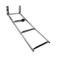 thumbnail image 3 of Dualoai Telescopic Boat Ladder Extendable Step Foldable Portable Marine Transom Boarding, 3 of 9