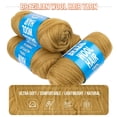 thumbnail image 2 of 2/4/8 Rolls Brazilian Wool Hair for Braiding Acrylic Hand Knitting Wool Yarn for Soft Locs Crochet Hair Jumbo Braids Twist Braiding Hair Extensions, 2 of 6