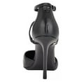 thumbnail image 4 of Calvin Klein Womens Dentel Suede Pointed Toe Pumps, 4 of 4