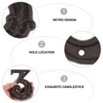 thumbnail image 4 of Cast Iron Decorative Door Numbers Metal Numbers DIY Door Address Number 3, 4 of 6