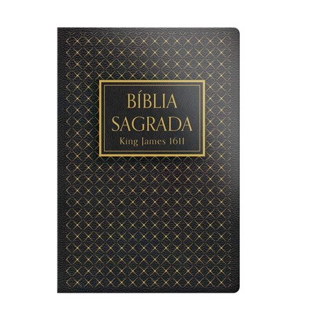 BIBLIA KING JAMES 1611 - MEDIA - C. LUXO PRETA