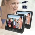 thumbnail image 4 of Sylvania 10.1" Dual Screen Portable DVD Media Player SDVD1082, Black, 4 of 8