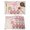 Beige, variant on Galentine's Day Placemats Set of 6 Pink Gnomes Love Heart Balloon Tree Branch Place Mats Indoor Wipeable Table Mats Washable Dining Table Placemats for Kitchen Holiday Party Home Decor 13x19 Inch